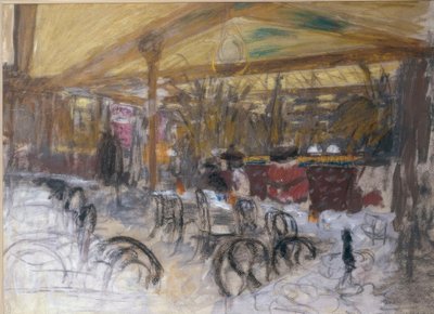 Le Café Wepler by Edouard Vuillard
